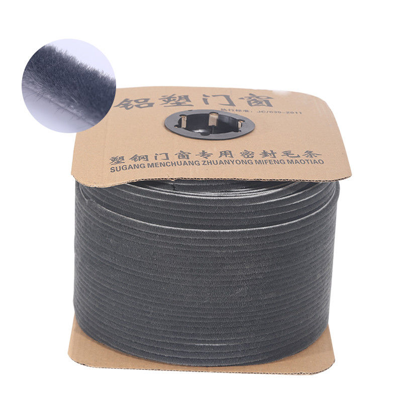 Puffy Type 100% PP Benang Sliding Glass Door Wool Pile Window Seal