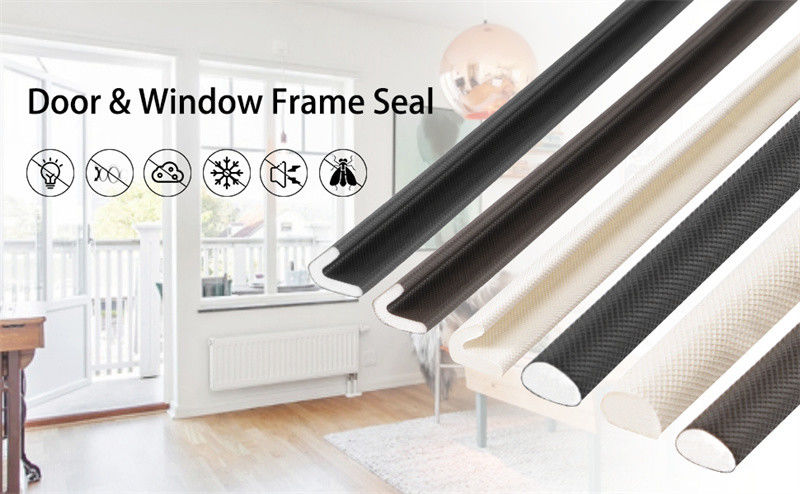 Self Adhesive V Shaped PU Foam Weather Strips 8*2mm 9*4mm 9*6mm