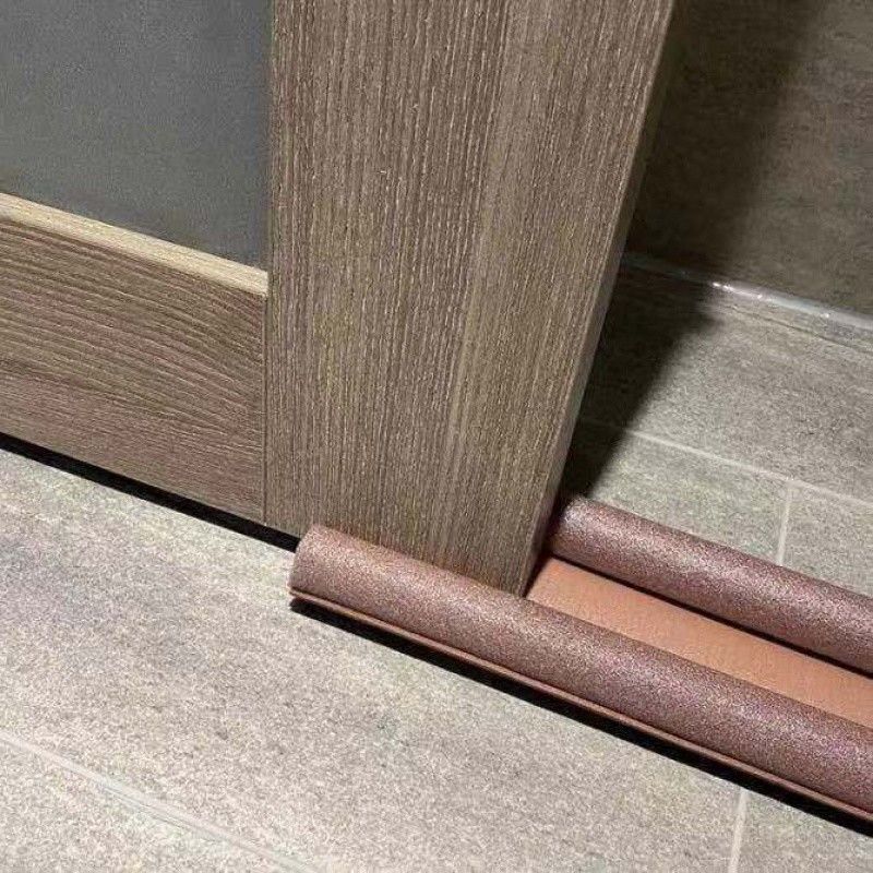 EPE Foam Cotton Knitted Fabric Windproof Sound Proof Sealing Strip Door Draft Stopper 36.6 Inch