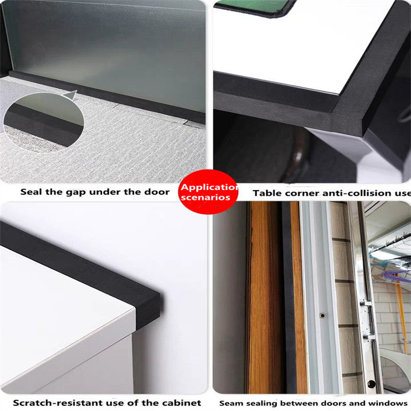 1In*1/2In*20Ft High Density Foam Weather Stripping EVA Door Seal Strip 1mm 1.5mm 2mm