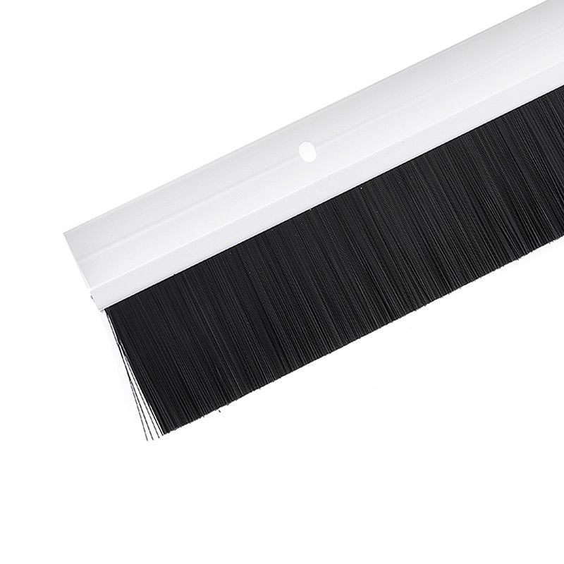 H Type PP Self Adhesive Door Bottom Brush Strip ‎Screw In Installation