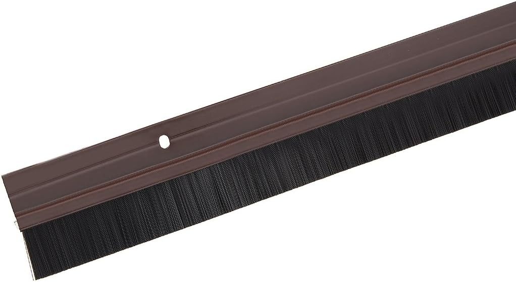 H Type Aluminum Alloy Gate Door Bottom Brush Strip Seal Brush 1 Meter