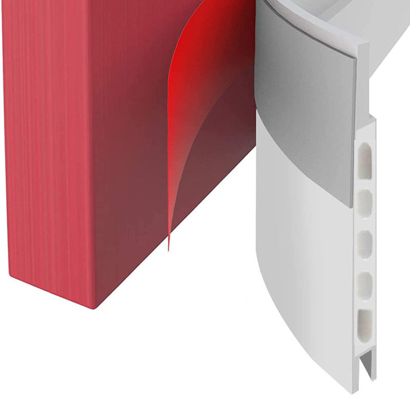 Silicone Rubber TPE Self Adhesive Door Bottom Seal Door Sweep Weather Stripping OEM