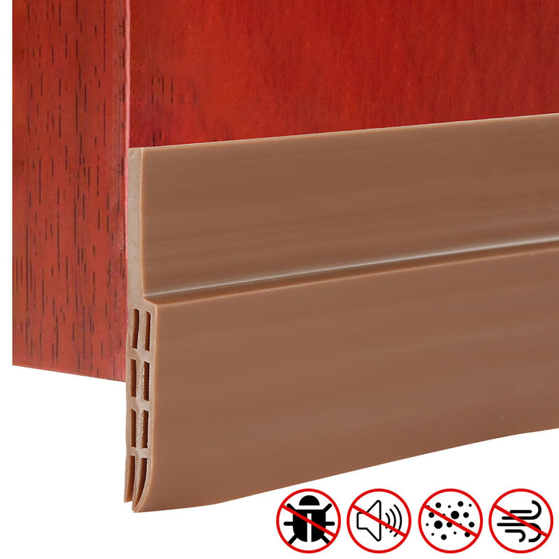 Silicone Rubber TPE Self Adhesive Door Bottom Seal Door Sweep Weather Stripping OEM