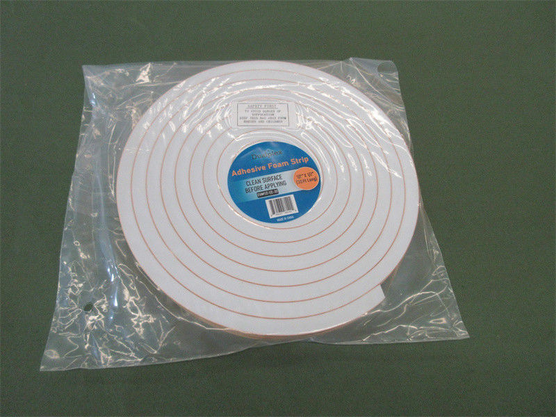 1/2In X 1/4In X 33Ft Soundproofing Door Seal Foam Weather Stripping ODM OEM