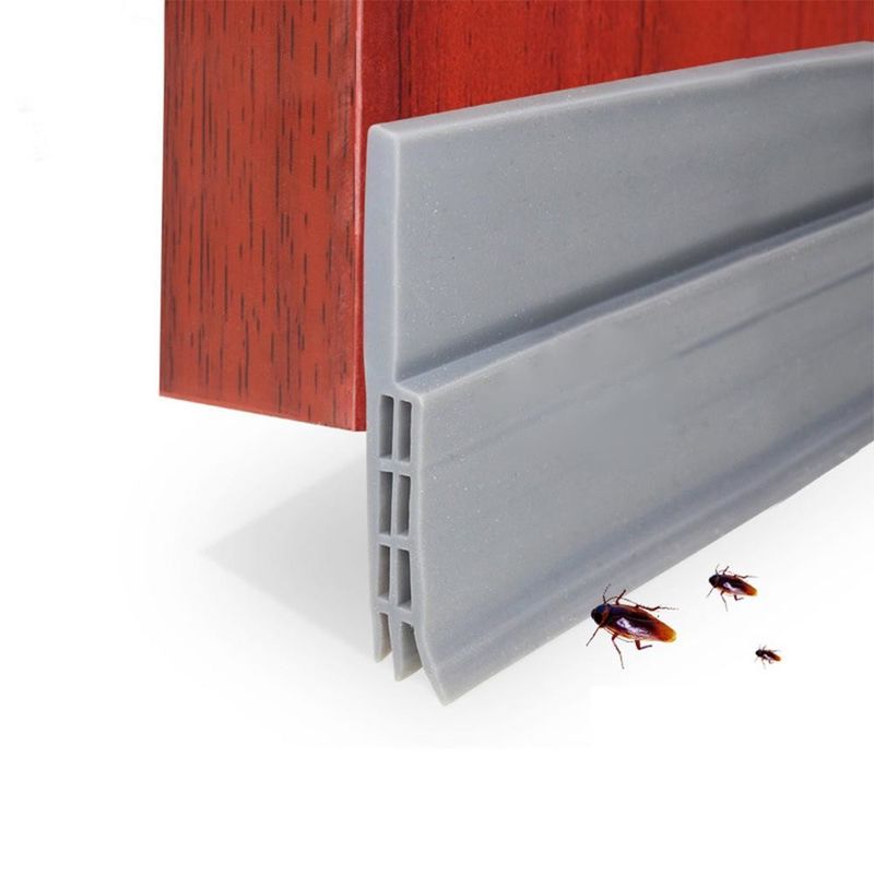OEM ODM Door Sweep Weather Stripping Silicone Rubber TPE Under Door Seal