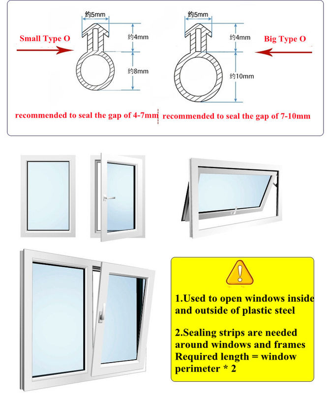 TPE TPR T Shape Rubber Seal UPVC Door And Window Seal OEM ODM