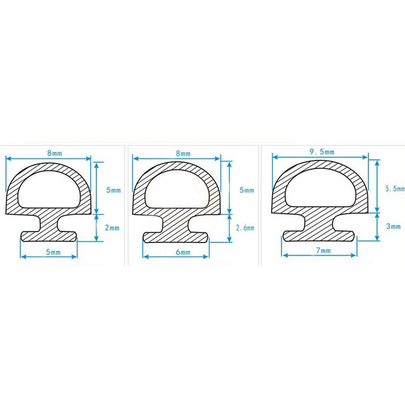 Customized Size PVC EPDM TPE UPVC Door And Window Seal OEM ODM