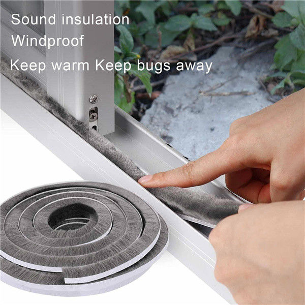 100% PP Brush Wool Pile Weather Strip For Door And Window Gap
