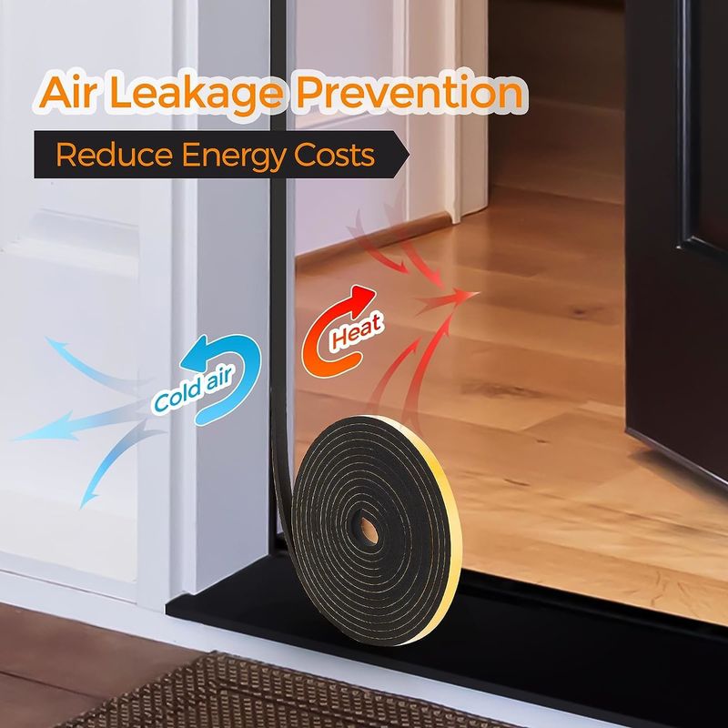 Self Adhesive EVA Foam Tape Soundproofing Collision Avoidance For Doors And Windows