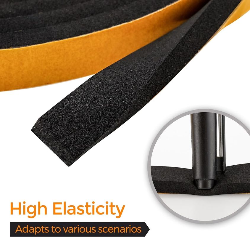 Self Adhesive EVA Foam Tape Soundproofing Collision Avoidance For Doors And Windows