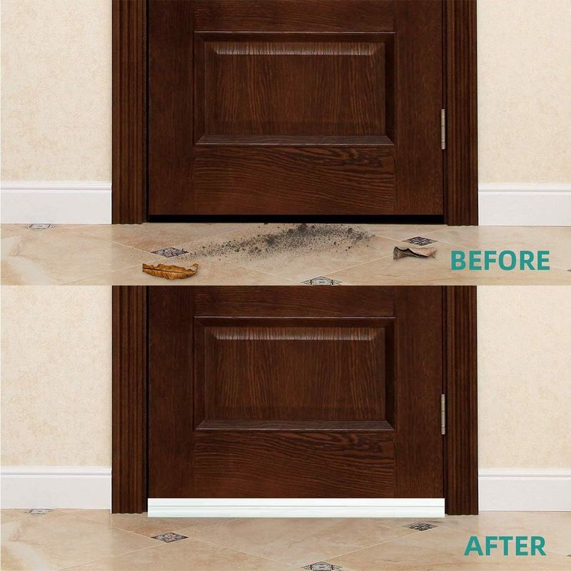 Self Adhesive Soundproof Dustproof Door Bottom Sweep Strip For Exterior & Interior Doors