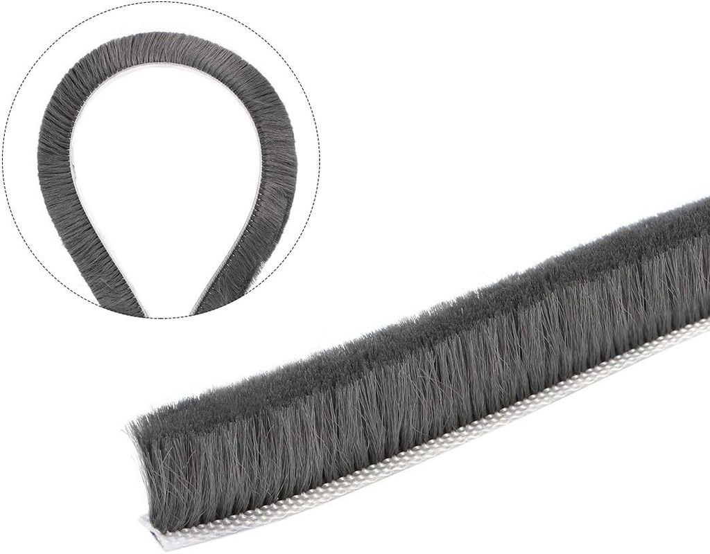 Anti Collision Adhesive Pile Weather Stripping Sealing Strips For Sliding Doors Windows