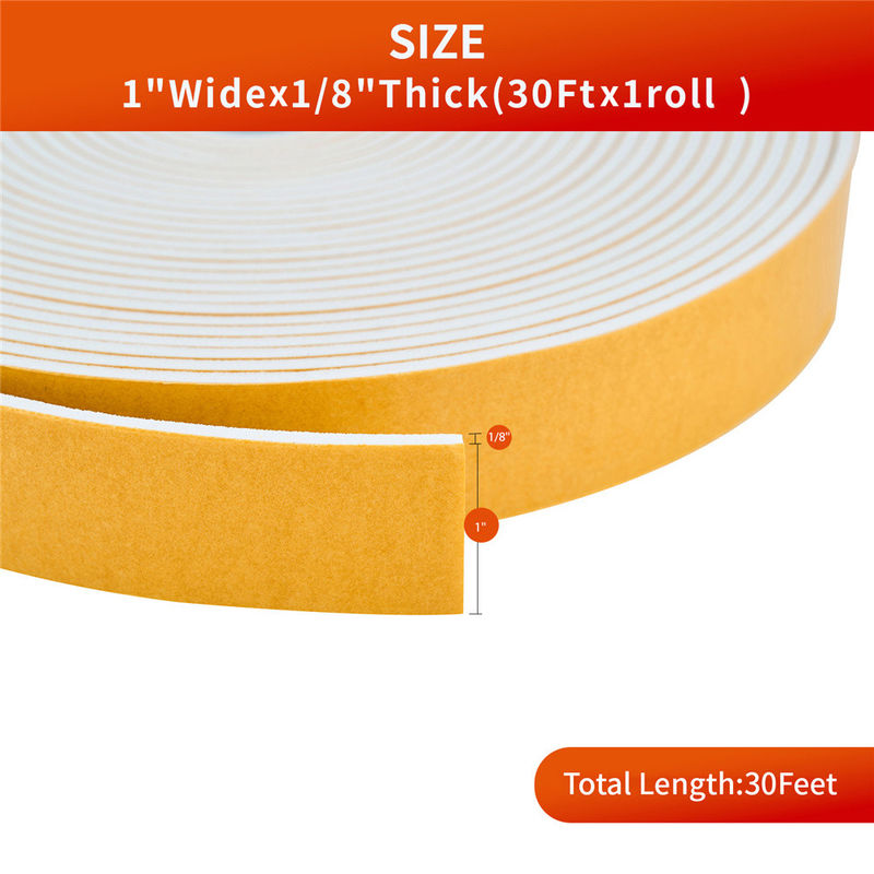 Adhesive Weather Stripping Door Seal Soundproof Doors And Windows Insulation Foam Tape