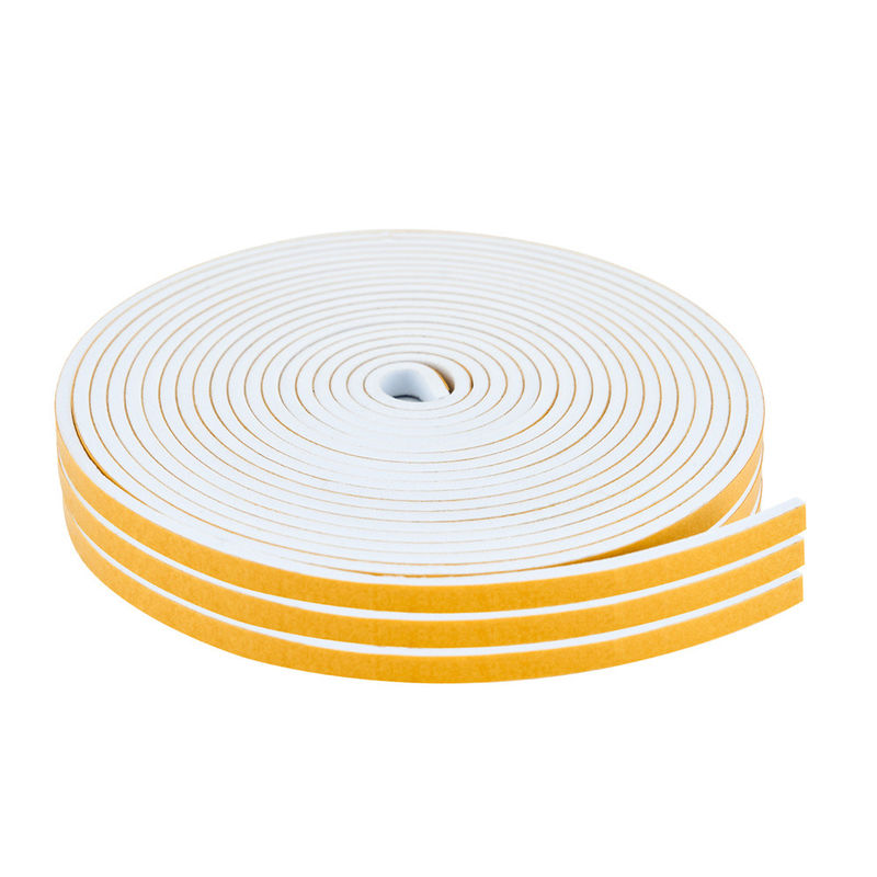 High Density Foam Weather Stripping For Insulating Door Frame Window Soundproof Self Adhesive