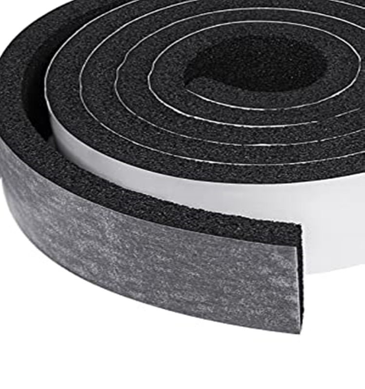 Weather Stripping For Door And Window High Density Single Sided Closed Cell Door Insulation Weather Strip