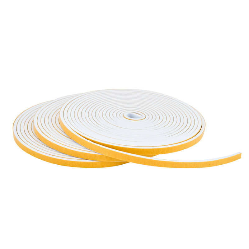 High Density Foam Weather Stripping For Insulating Door Frame Window Soundproof Self Adhesive