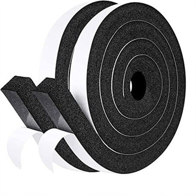 3 mm, Black WeatherStripping High Density Dustproof Door Stopper For Mounting Greenhouse Tarp Posters